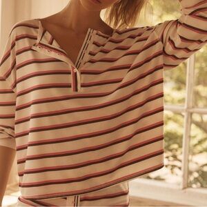 ANTHROPOLOGIE➕NWT Henley Modaluxe Top